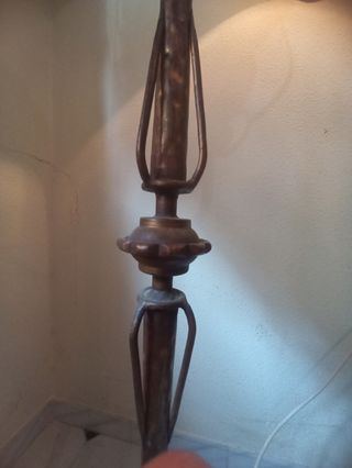 LAMPARA PIÉ FORJA ARTISTICA AÑOS60