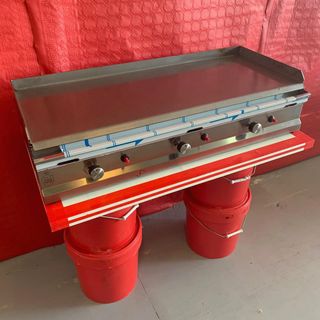 ▶️ Plancha de Acero a Gas de 100 cm