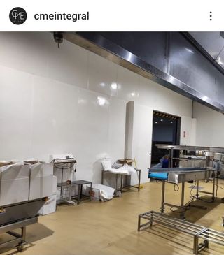 Laminas y zócalos sanitarios para las industrias 