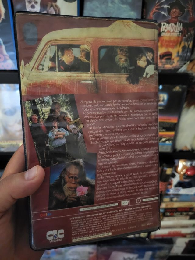 VHS Bigfoot y los Henderson