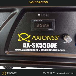 Generador Gasolina 5000W AX-SK5500E