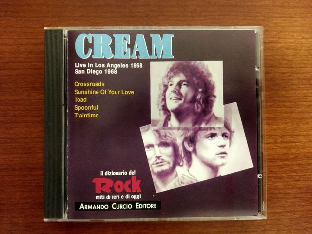 Cream - Live in Los Angeles San Diego cd