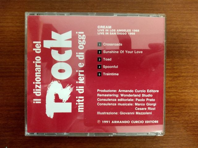 Cream - Live in Los Angeles San Diego cd