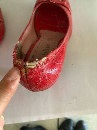Zapato tacón rojo
