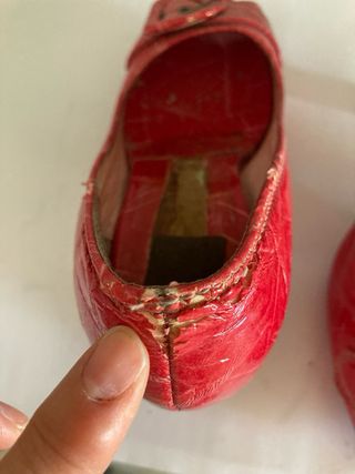 Zapato tacón rojo