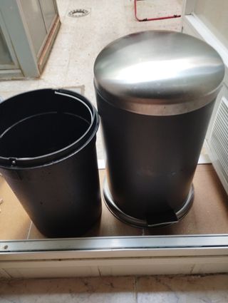 Cubo basura 5l acero inoxidable