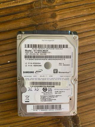 Disco duro Samsung 1TB