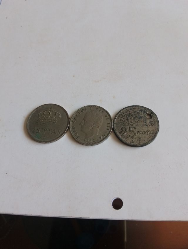 Monedas 25 Peaetas