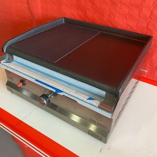 ▶️ Plancha Hierro Mitad Ranurada - 50 cm