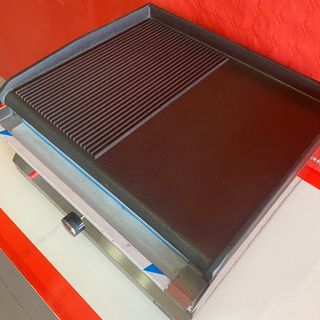▶️ Plancha Hierro Mitad Ranurada - 50 cm