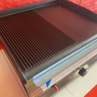 ▶️ Plancha Hierro Mitad Ranurada - 50 cm