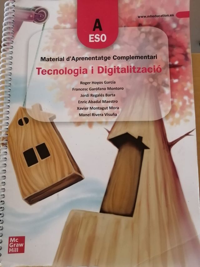 Libro escolar 1 ESO Tegnologia y digitalizació.