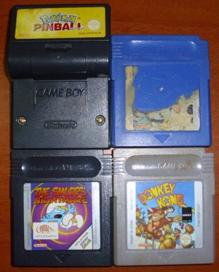 Lote 8 juegos:Pokémon Ed. Azul,Pimball,Donkey Kong
