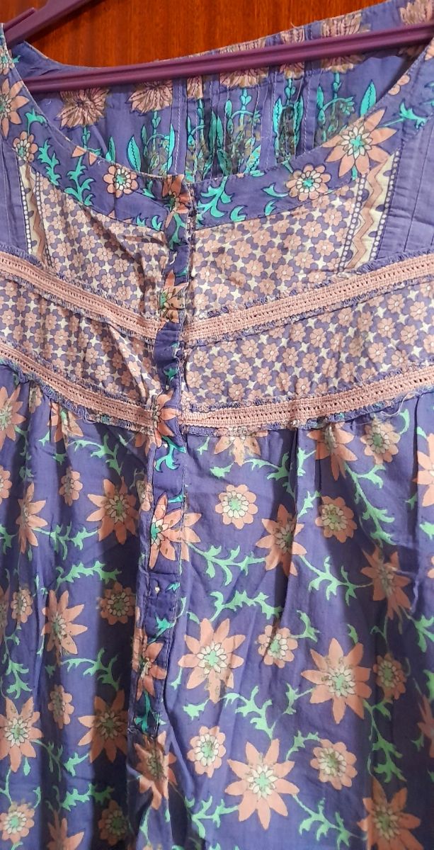 Blusa  algodón flores