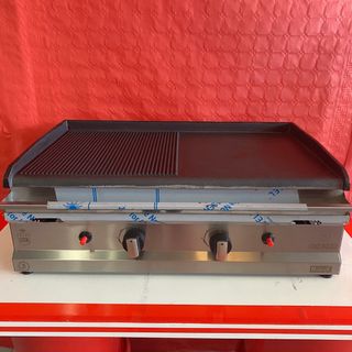 ▶️ Plancha Hierro Mitad Ranurada - 70 cm