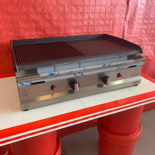 ▶️ Plancha Hierro Mitad Ranurada - 70 cm