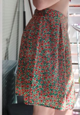 Falda pantalón de flores 