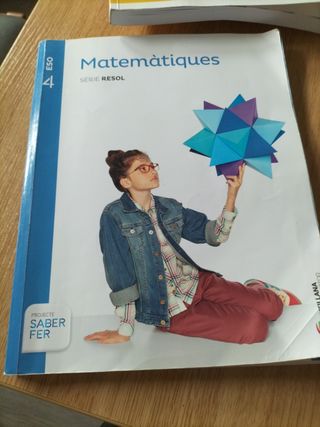 Libro texto matemáticas Santillana 