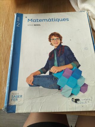 Libro texto matemáticas 2 eso Santillana 