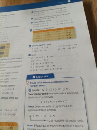 Libro texto matemáticas 2 eso Santillana 