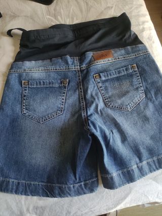 Pantalón corto embarazada
