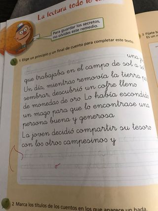 Antología de textos.Segundo de primaria.