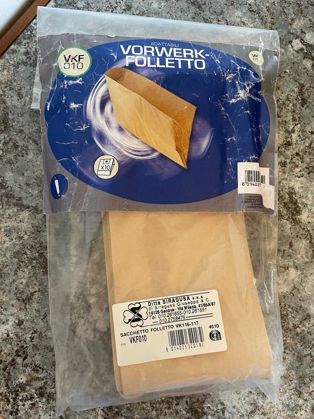 Sacchetti Folletto Vkf