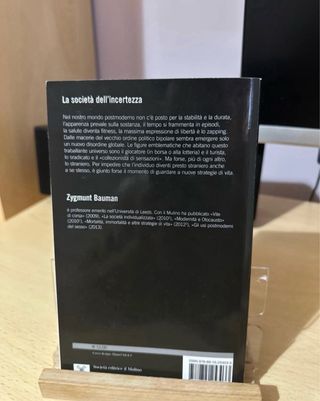 Libro “La società dell’incertezza” Zygmunt Bauman