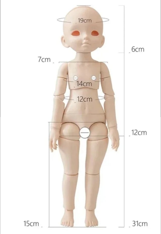 Muñeca BJD 30cm.(NUEVA)