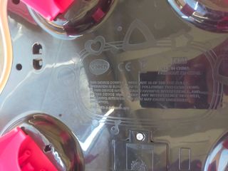 Mesa actividades bebé rosa