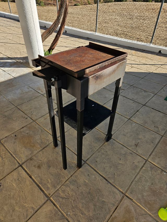 Plancha barbacoa paellera