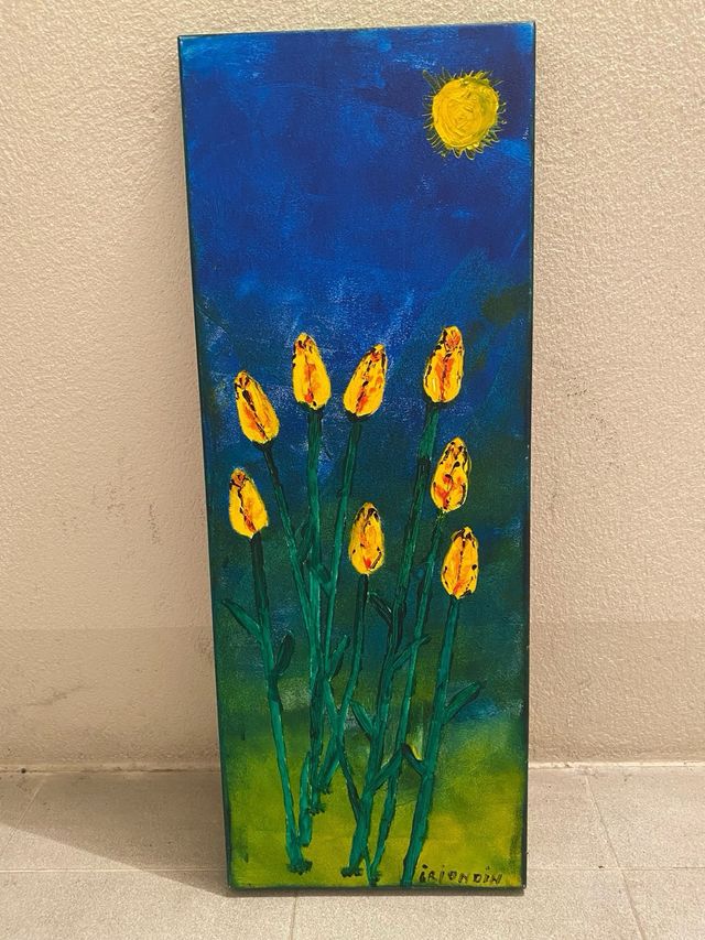 Pintura al óleo 30x80