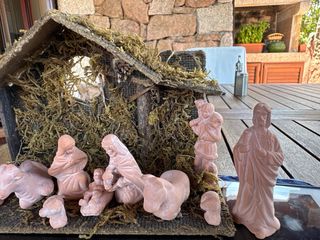 Presepe in terracotta naturale