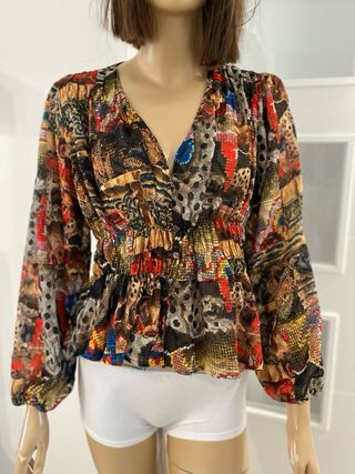 Blusa transsparente 