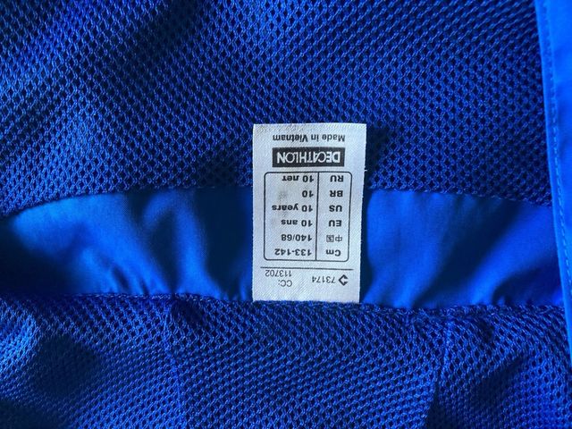 Chubasquero niño kipsta