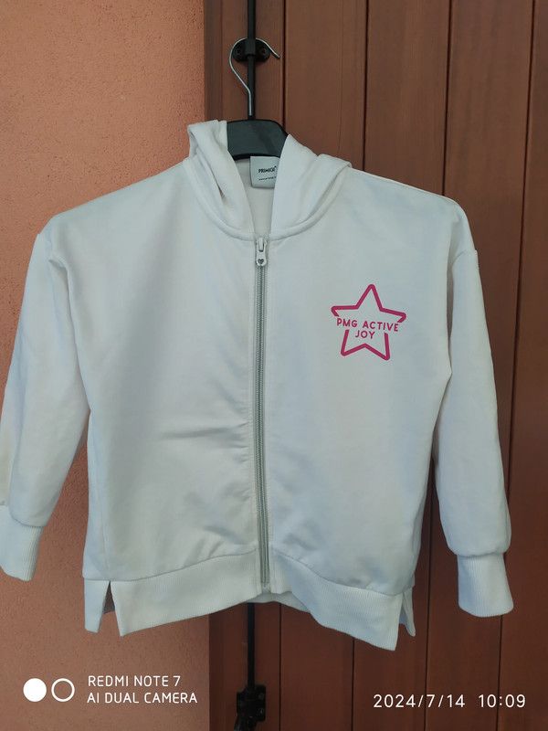 Felpa con cappuccio Primigi - Tg. 5 anni - 112 cm.