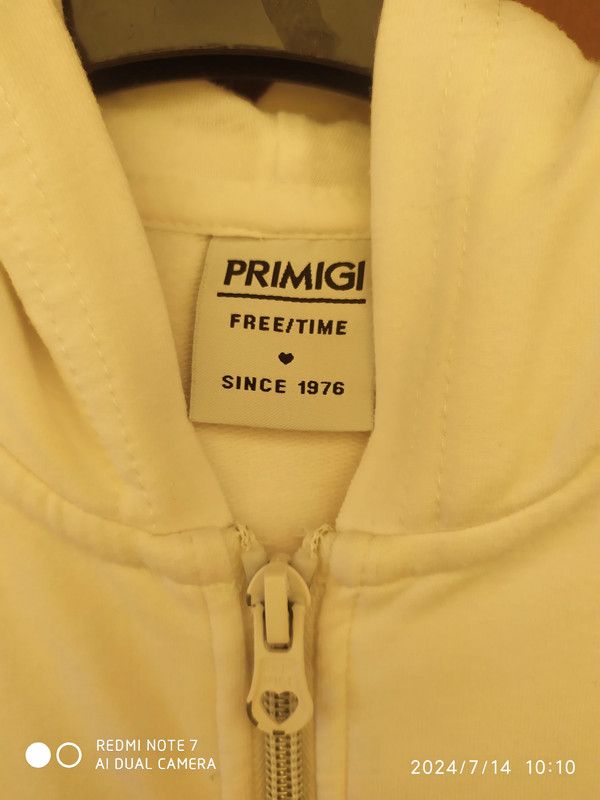 Felpa con cappuccio Primigi - Tg. 5 anni - 112 cm.