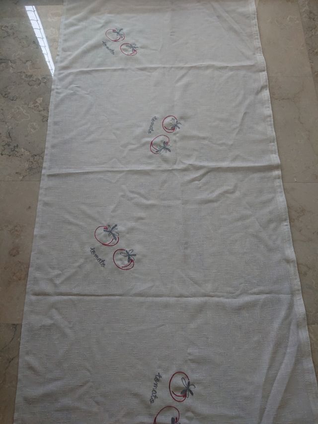 Cortinas con Estampado Tomate