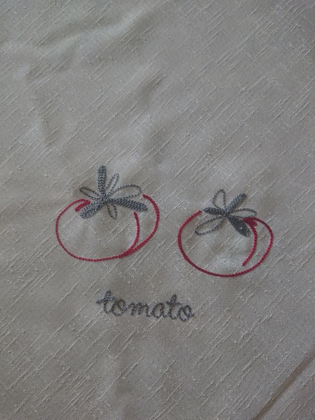 Cortinas con Estampado Tomate
