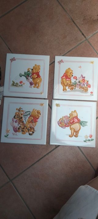 4 Quadretti Winnie the Pooh