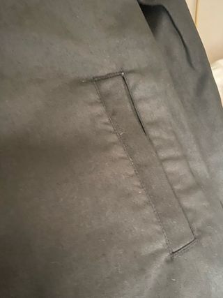 Gabardina denim oversize zara