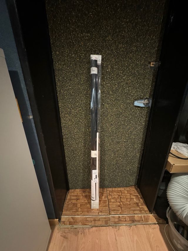 Store Ikea 120cm Negro Opaco