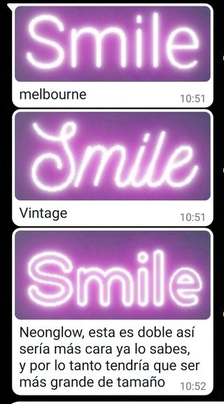 Neón led personalizado 