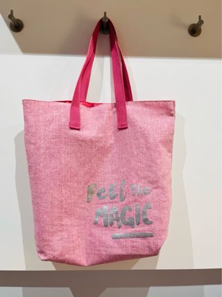 🎈 Bolsa shopper lona rosa solo envio🎈