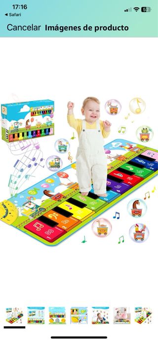 Juguete alfombra piano