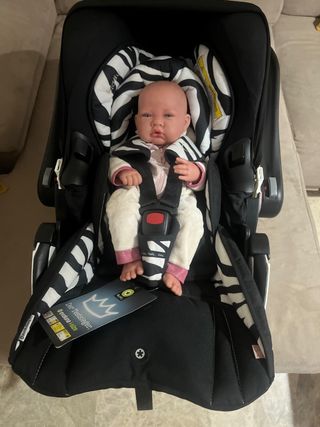 Silla auto grupo 0 reclinable isize cebra Bugaboo