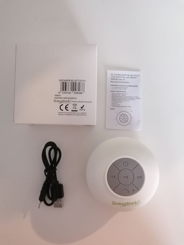 Speaker bluetooth con ventosa