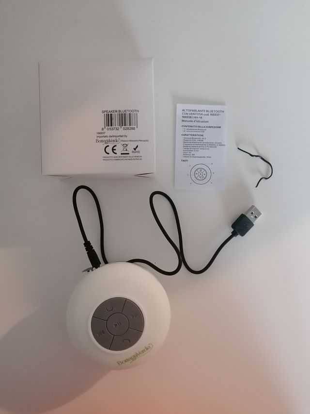 Speaker bluetooth con ventosa