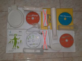 Pack Wii: juegos y accesorios...
