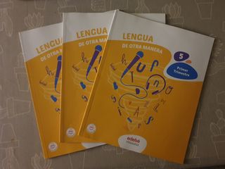 Libros EDEBE 5 primaria, matemáticas, lengua etc